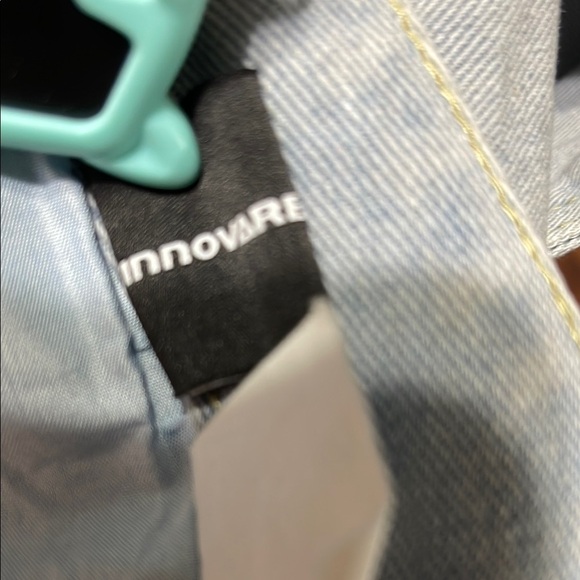 Innovare Denim Eleanor Stylish Denim Ruffle mini Skirt size S - Picture 8 of 11